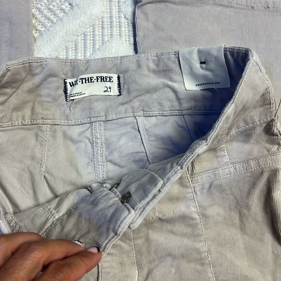 FREE PEOPLE - Jayde Seamed Corduroy Flare Pants - Picture 9 of 12